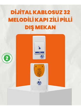 Kablosuz Kapı Zili Ev ve Ofis İçin Konforlu Çözüm