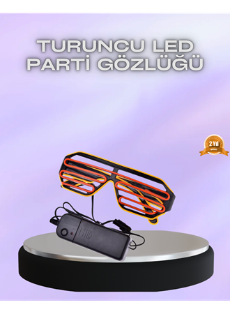 Parti ve Festival İçin LED Işıklı Eğlence Gözlüğü