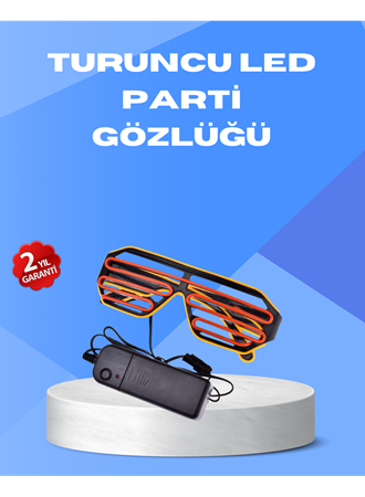 Gece Eğlencelerine Özel Renkli LED Işıklı Gözlük