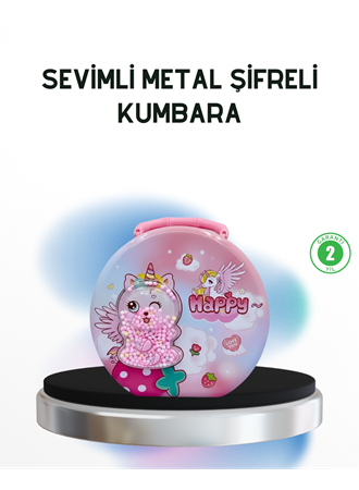 Anahtarlı Çocuk Para Kasası Eğitici ve Dekoratif Tasarım