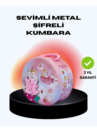 Mini Çocuk Para Kasası Gizli Saklama ve Birikim Kutusu