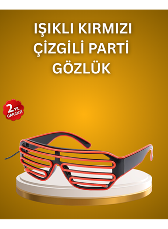 Kutlama ve Etkinliklere Özel LED Işıklı Gözlük