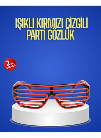 Gece Organizasyonları İçin Renkli LED Gözlük