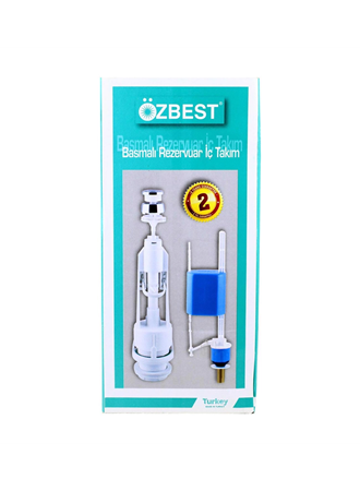 Özbest Su Tasarruflu Basmalı Klozet Rezervuar İç Takımı - Uyumlu ve Dayanıklı (