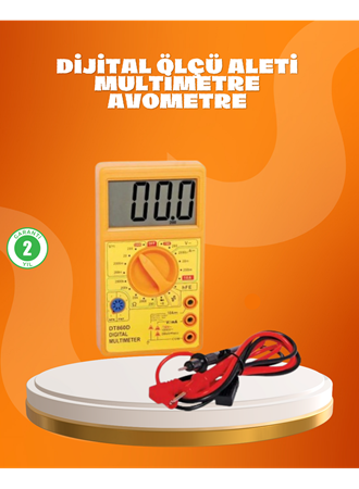LCD Ekranlı Dijital Ölçü Aleti Ev ve Atölye Kullanımı