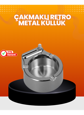 Küllük ve Çakmak Birleşik Set Paslanmaz Çelik Gövde