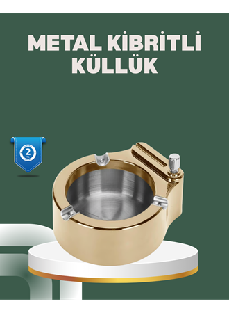 Yeniden Doldurulabilir Çakmaklı Küllük Dayanıklı Yapı