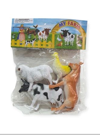 4'lü Hayvanlar Figürü Seti