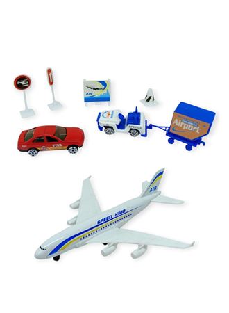 Havaalanı Seti Metal Arabalı - 89730 - Arabalı Set