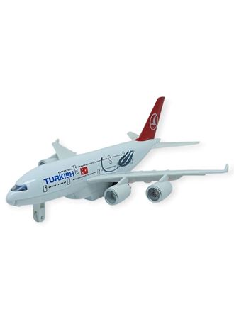 Çek Bırak Metal Yolcu Uçağı - 21 cm - Büyük Boy