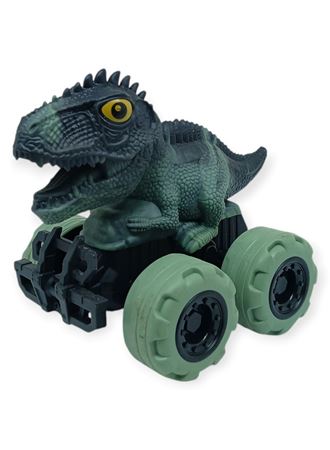 Sürtmeli Dinazor Arabalar 12 cm - H-20 - Stegosaurus - Yeşil