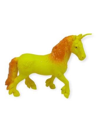 Çiftlik Hayvanları Serisi - Efsanevi Unicorn 12 cm - Sarı - Turuncu
