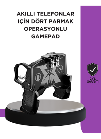 Tetikli Mobil Gamepad Ergonomik Kavramalı Oyun Aparatı