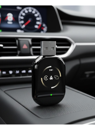 Kablosuz CarPlay Android Auto Adaptörü Otomatik Eşleşme