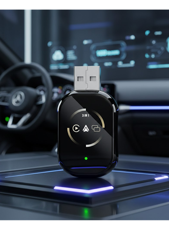 Kablosuz CarPlay ve Android Auto Adaptörü Tak Çalıştır Kullanım