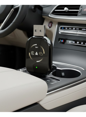 Kablosuz CarPlay Android Auto Dönüştürücü Kablo Derdi Olmadan Bağlantı