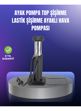 Ayak Pompası Otomobil Motosiklet Bisiklet Lastik Şişirme