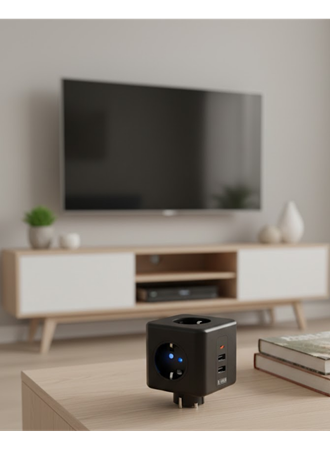 Ev ve Ofis Kullanımı İçin Akım Korumalı USB Girişli Priz