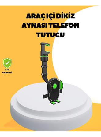 Dikiz Aynasına Takılan Telefon Tutucu Ayarlanabilir Çok Yönlü Araç Aksesuarı