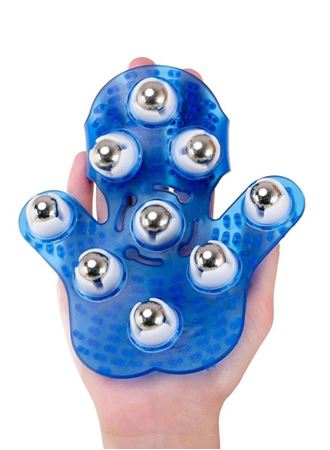 9 Bilyeli Masaj Eldiveni Giyilebilir Plastik Vücut Sıkılaştırıcı