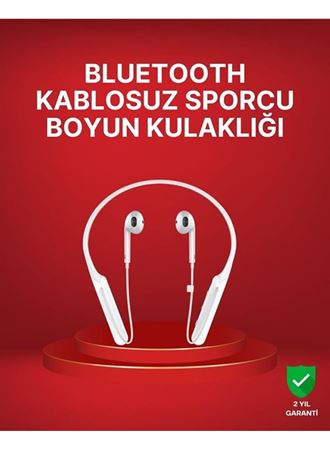Boyun Askılı Kablosuz Kulaklık – Uzun Süreli Batarya Performansı