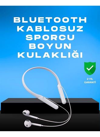 Kablosuz Bluetooth Kulaklık – Boyun Askılı, 100 Saat Pil Ömrü