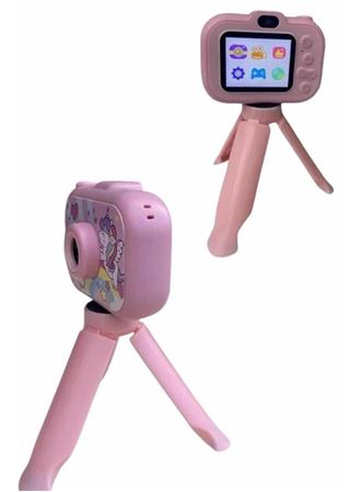 Çocuk Için Eğitici Video Kamera Ayaklı Mini Fotoğraf Makinesi