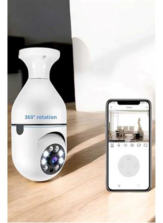 Güvenlik Kamerası Wifi Kamera Duylu Ev Kamerası Wifi Bağlantılı Dönebilen