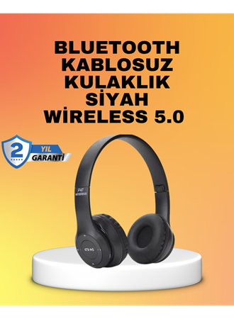 Mikrofonlu Kablosuz Kulaklık | Uzun Pil Ömrü ve Stereo Ses Performansı