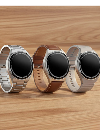 Torch Özellikli AMOLED Ekranlı Akıllı Saat Uzun Pil