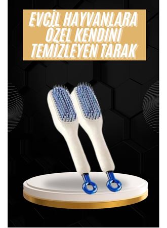 Kolay Temizlenen Fırçası Evcil Hayvanlara Özel Tüy Temizleme