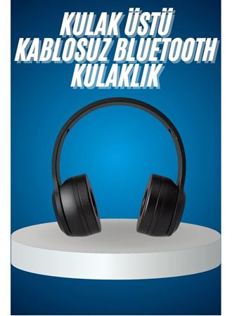 Wireless 5.0 Bluetooth Kablosuz Kulaklık ANC Özellikli Kulak Üstü Ayarlanabilir