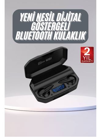 Rgb Işıklı Çift Mikrofonlu Siyah Profesyonel Oyuncu Kulaklığı Kablosuz Kulakiçi