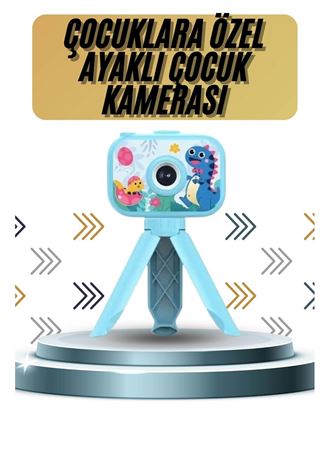 Ayaklı Çocuk Kamerası Tripodlu Mini 1080p Hd Çocuk Kamera