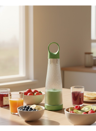 Günlük Smoothie ve Shake İçin USB Şarjlı Taşınabilir Blender