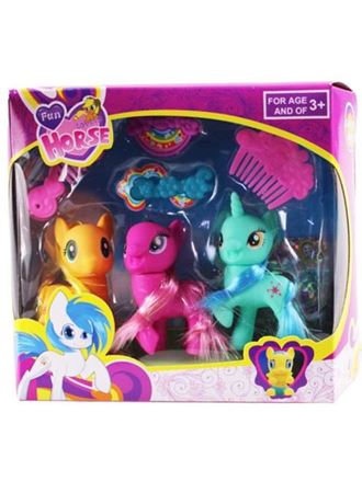 L-A18-7 - PONY 3 LÜ FİGÜR SET