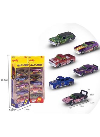 780-513 - ALLOY RACER 5 Lİ ARAÇ SETİ