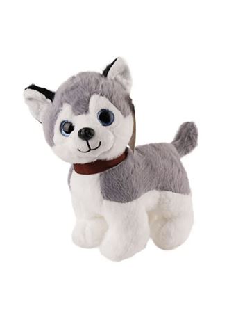 Sesli Peluş Köpek - 2309033 - Gri