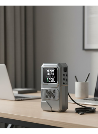 LED Işıklı Akü Takviye ve Lastik Şişirme Cihazı