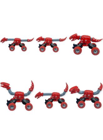 Uzayan Dinazor Arabalar 18 cm - Kırmızı