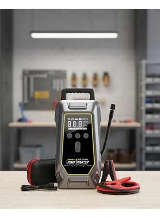 Araç Kullanıcıları İçin Çok Fonksiyonlu Akü Takviye Cihazı