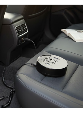 Güvenli Voltaj Korumalı Araç Power Inverter Çoklu Cihaz Desteği