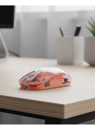 Minimal Tasarımlı Kablosuz Mouse Günlük ve Ofis Kullanımı