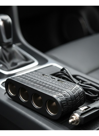 Araç Çakmak Çoklayıcı USB ve Type C Destekli Güçlü ve Güvenli Kullanım