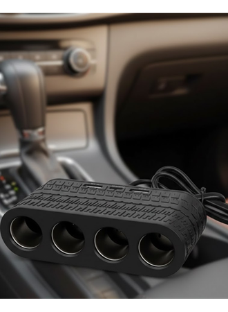 4 Çakmak Girişli Araç Çoklayıcı Type C ve USB Destekli Güvenli Güç Dağıtıcı