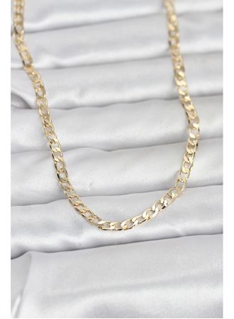 CM 14K Gold Renk Zincir Model 60 cm Kadın Kolye