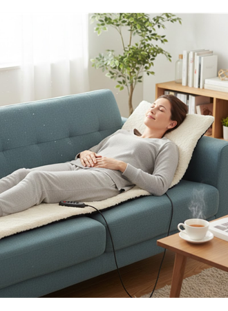 Vücut Masaj Matı Isı Terapili ve Çok Bölgeli Masaj