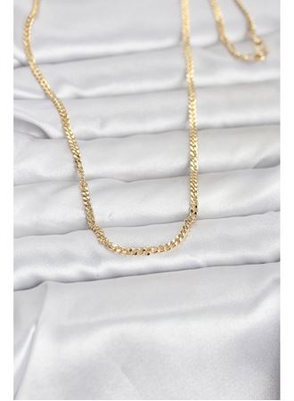 CM 14K Gold Renk 60 cm Zincir Kadın Kolye