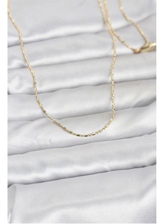 CM 14K Gold Renk Parçalı Topçuk Model 60 cm Kadın Kolye