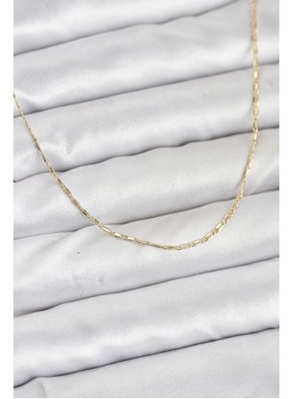 CM 14K Gold Renk Kesme Model 60 cm Kadın Kolye